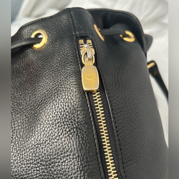 MCM Black leather backpack 🔥 - Picture 5 of 12